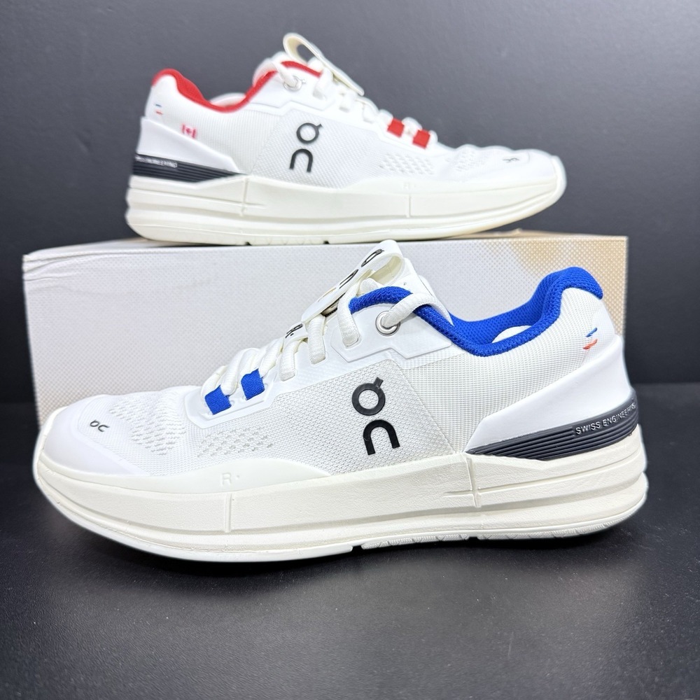 On The Roger Pro LC Women's Size 6.5 Tennis Shoes Red White Blue Laver‎ Cup